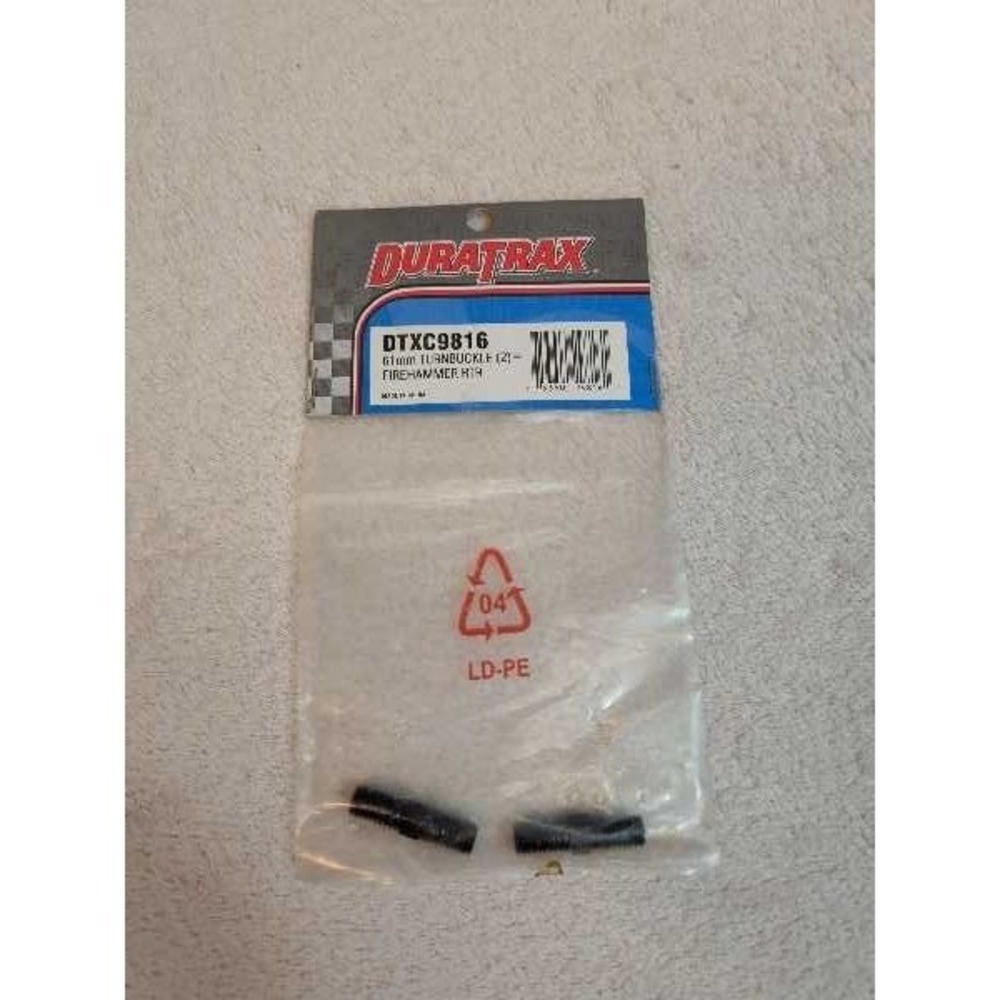 DuraTrax‎ DTXC9816 61mm Turnbuckle Firehammer RTR RC Parts New